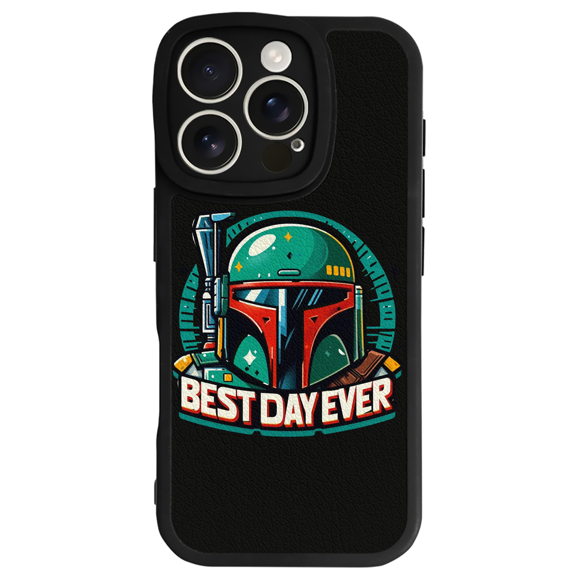 （画像用） スター・ウォーズ Star Wars 【iPhone 16シリーズ対応】シリコンスマホケース（レザー調） 材質：シリコン